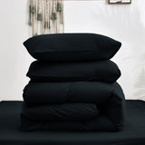 4 Piece Bedding Set Duvet Cover, Pillowcases & Fitted Sheet