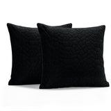 Velvet Embossed Pattern Cushion Covers Pebbles