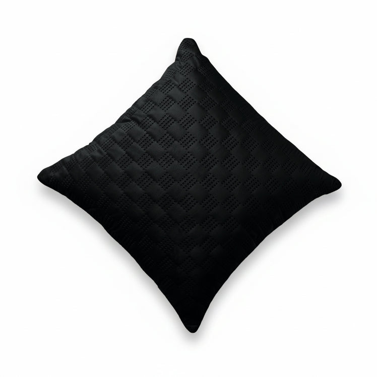 Velvet Embossed Pattern Cushion Covers Check