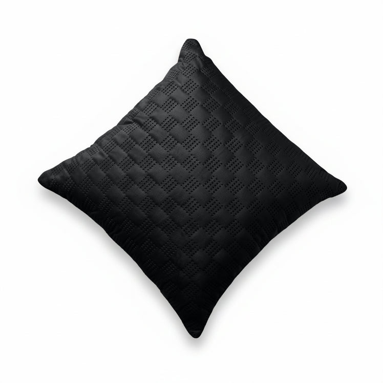 Velvet Embossed Pattern Cushion Covers Check