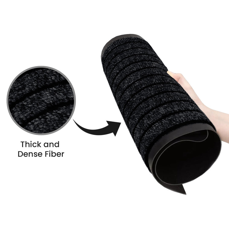 Non-Slip Rubber Door Mat – Washable Indoor & Outdoor Mat