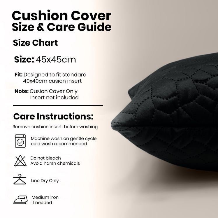 Velvet Embossed Pattern Cushion Covers Pebbles
