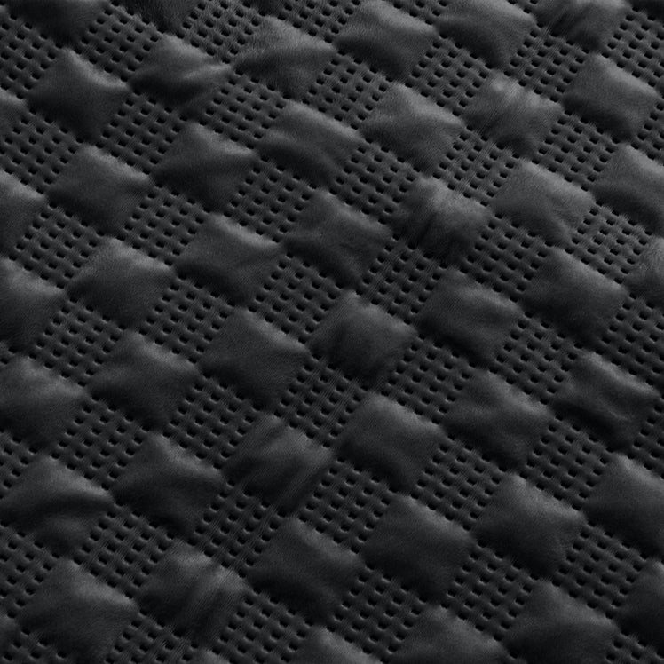 Velvet Embossed Pattern Cushion Covers Check