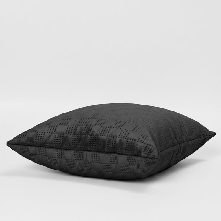 Velvet Embossed Pattern Cushion Covers Check