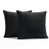 Velvet Embossed Pattern Cushion Covers Pebbles