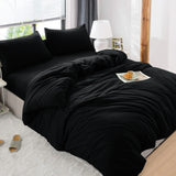 4 Piece Bedding Set Duvet Cover, Pillowcases & Fitted Sheet