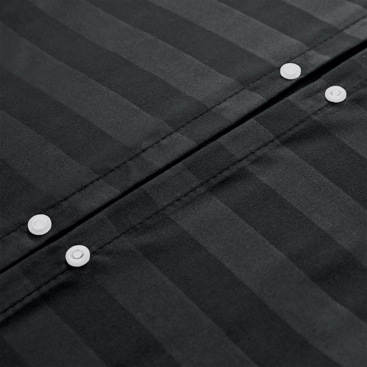 Stripe Duvet Covers Bedding Set with Pillowcases & Fitted Sheet
