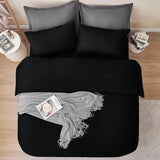 4 Piece Bedding Set Duvet Cover, Pillowcases & Fitted Sheet