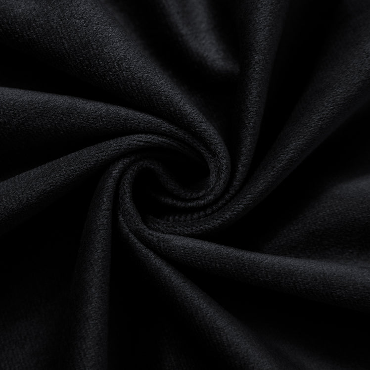 Charcoal Velvet Eyelet Curtains