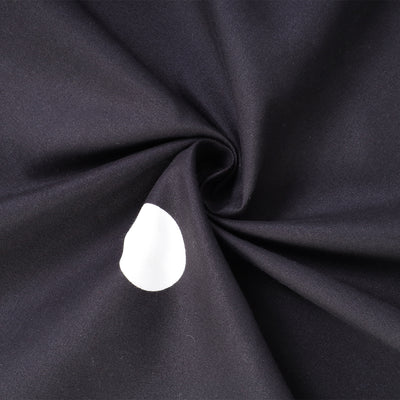 Doted Printed Reversible Duvet Cover Set Black/White