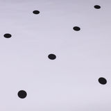 Doted Printed Reversible Duvet Cover Set Black/White