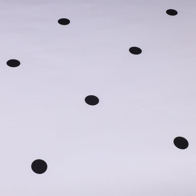 Doted Printed Reversible Duvet Cover Set Black/White