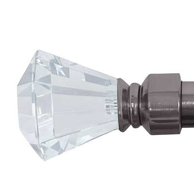 Extendable Sapphire Diamond Curtain Pole Set