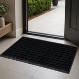 Non-Slip Rubber Door Mat – Washable Indoor & Outdoor Mat