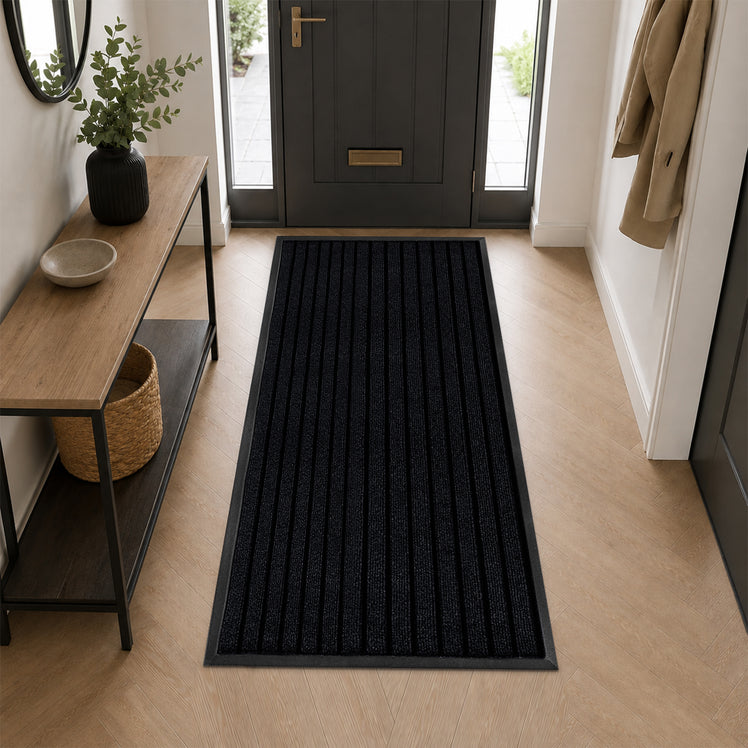 Non-Slip Rubber Door Mat – Washable Indoor & Outdoor Mat