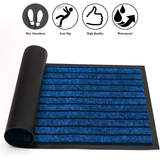 Door Mats Non Slip Indoor & Outdoor Blue