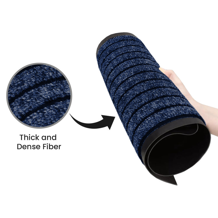 Non-Slip Rubber Door Mat – Washable Indoor & Outdoor Mat