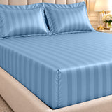 Dobby Stripe Fitted Sheet 40CM