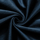 Navy Blue Velvet Eyelet Curtains