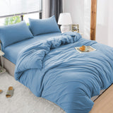 4 Piece Bedding Set Duvet Cover, Pillowcases & Fitted Sheet