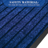 Door Mats Non Slip Indoor & Outdoor Blue