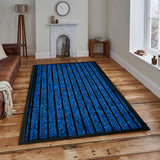 Door Mats Non Slip Indoor & Outdoor Blue