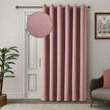 Blackout Linen Curtains, Eyelet Design - Thick & Heavy
