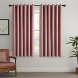 Blackout Linen Curtains, Eyelet Design - Thick & Heavy