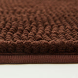 Chenille Bath Mat Brown