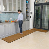 Non Slip Rubber Door Mat Brown Indoor & Outdoor
