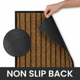 Non-Slip Rubber Door Mat – Washable Indoor & Outdoor Mat