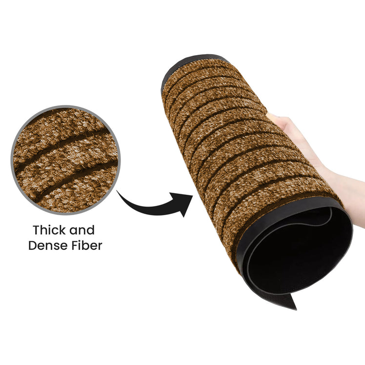 Non-Slip Rubber Door Mat – Washable Indoor & Outdoor Mat