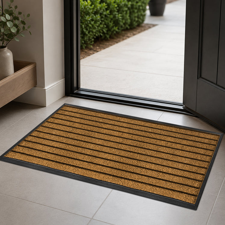 Non-Slip Rubber Door Mat – Washable Indoor & Outdoor Mat
