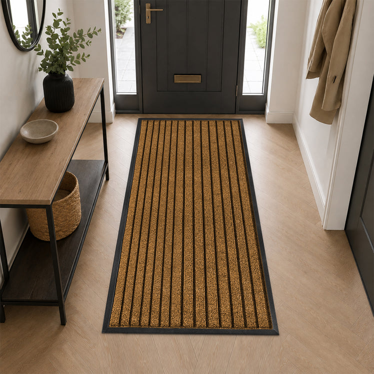 Non-Slip Rubber Door Mat – Washable Indoor & Outdoor Mat