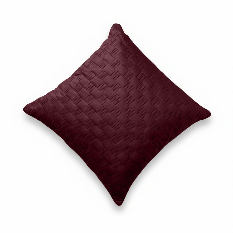 Velvet Embossed Pattern Cushion Covers Check
