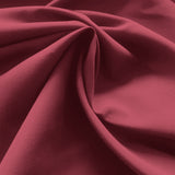 Burgundy Pillow Cases Plain Pair