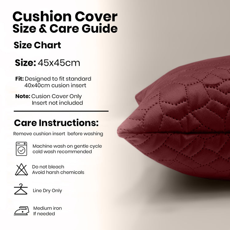 Velvet Embossed Pattern Cushion Covers Pebbles