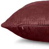 Velvet Embossed Pattern Cushion Covers Check