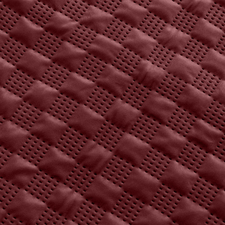 Velvet Embossed Pattern Cushion Covers Check