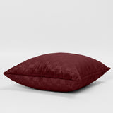 Velvet Embossed Pattern Cushion Covers Check