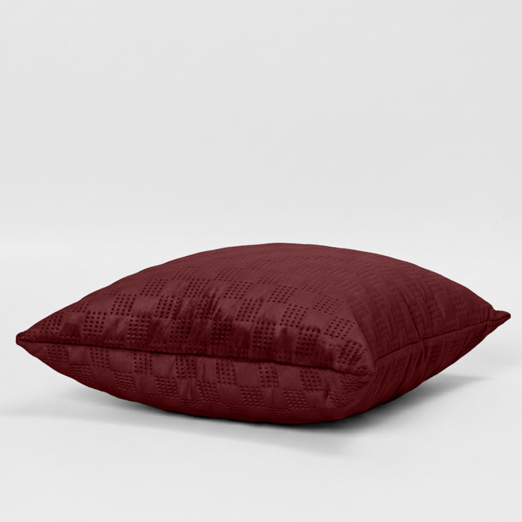 Velvet Embossed Pattern Cushion Covers Check