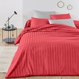 Stripe Duvet Covers Bedding Set with Pillowcases & Fitted Sheet