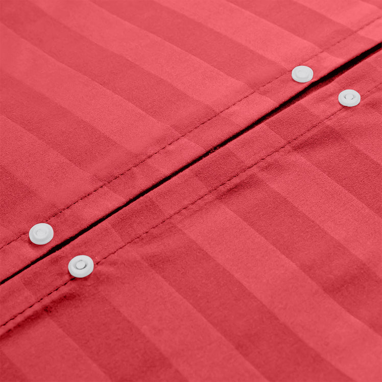 Stripe Duvet Covers Bedding Set with Pillowcases & Fitted Sheet