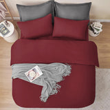 4 Piece Bedding Set Duvet Cover, Pillowcases & Fitted Sheet