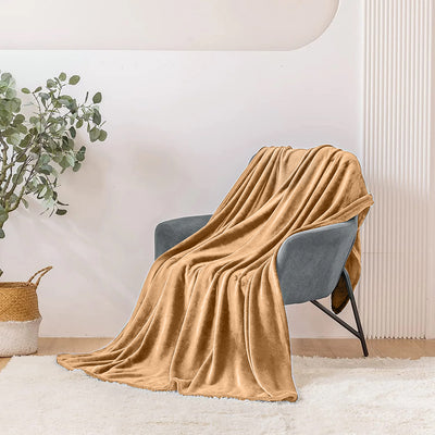 Camel Fleece Blanket