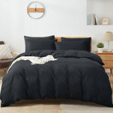 4 Piece Bedding Set Duvet Cover, Pillowcases & Fitted Sheet