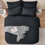 4 Piece Bedding Set Duvet Cover, Pillowcases & Fitted Sheet