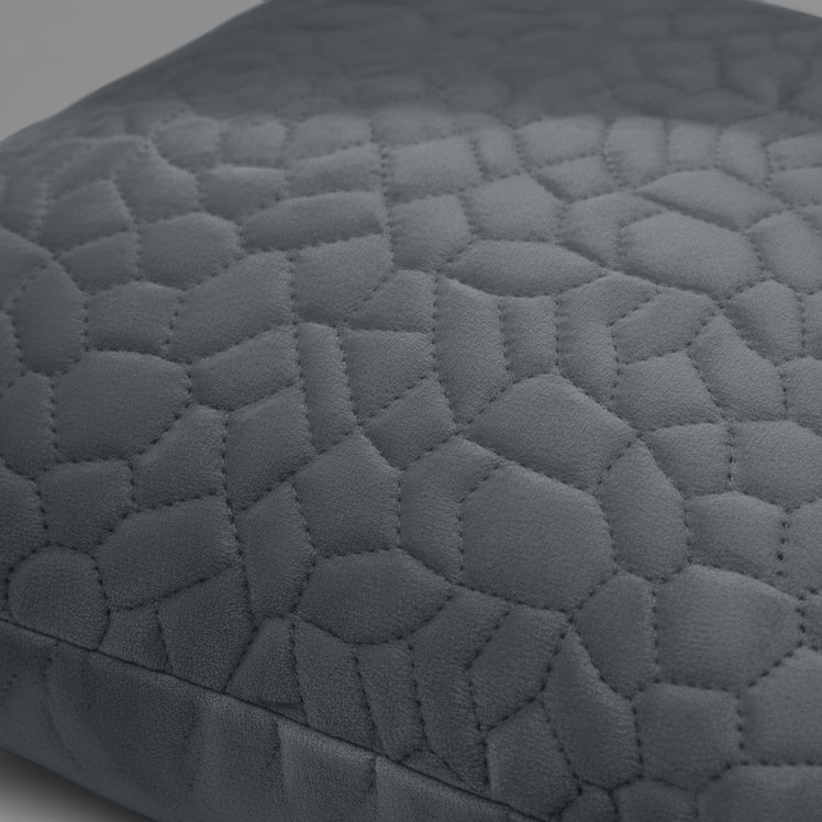 Velvet Embossed Pattern Cushion Covers Pebbles