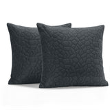 Velvet Embossed Pattern Cushion Covers Pebbles
