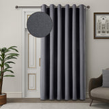 Blackout Linen Curtains, Eyelet Design - Thick & Heavy